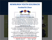 Tablet Screenshot of goldbacksyouthfootball.org